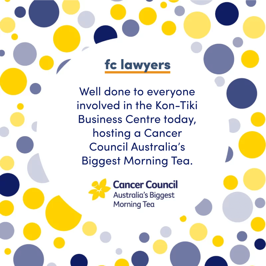 Cancer Council Australia's biggest morning tea kon-tiki business centre sunshine coast maroochydore