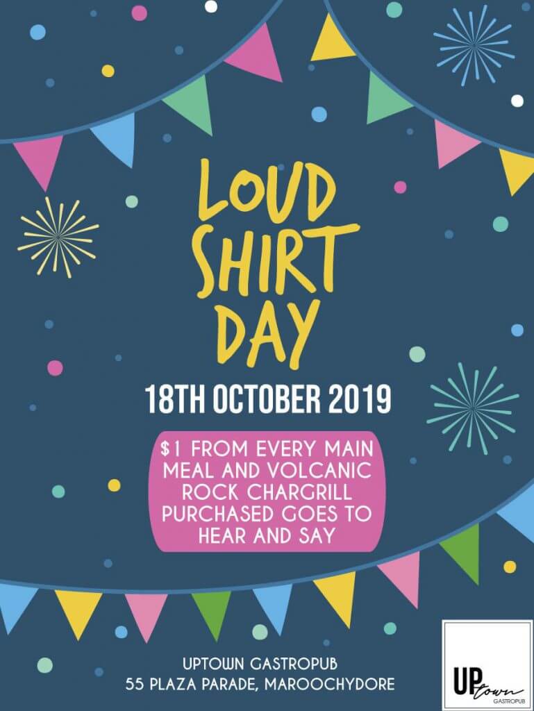 Uptown Gastropub Loud Shirt Day fundraiser